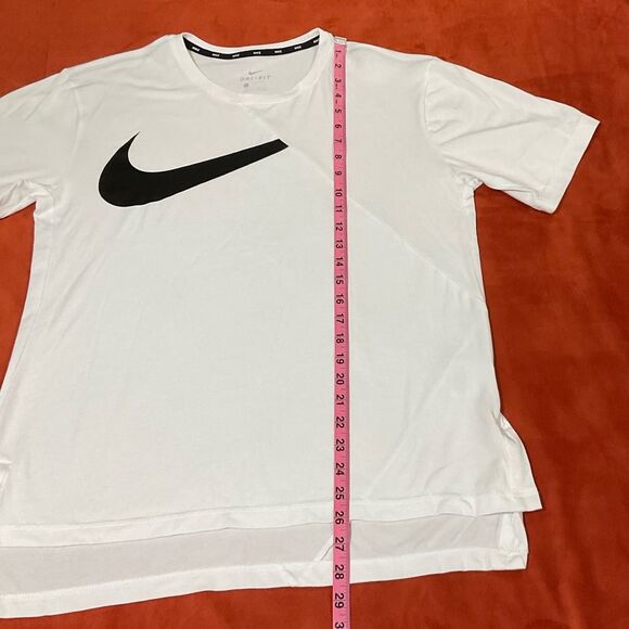 Design Nike Spliced Swoosh Logo Dri Fit Tee Shirt Men’s - Picture 7 of 8